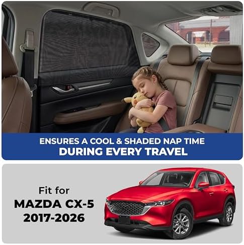 EcoNour Car Window Screen for Mazda CX-5 2 Pack - Image 2