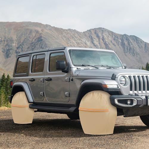 Tire Covers 4 Pack, Tough Tire Wheel Protector - Image 7
