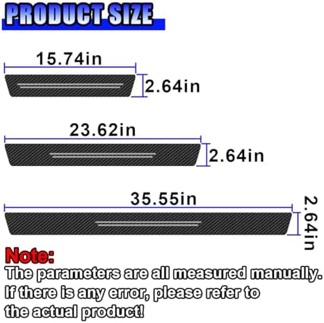 Car Door Sill Protector, Anti-Scratch Threshold Strip - Image 2