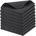 PurpleEssences Solid Kitchen Cloths, Dish Cloth 12x12 Set of 8 by PurpleEssences