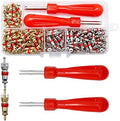 242pcs R134A Ac Valve Core Kit Valve Cores Kit AC Valve Core Removal Tool by VkinmanAutoMotorcyclePart