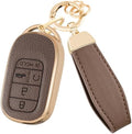 for Honda Key Fob Cover, Accord Civic HR-V CR-V by VehiclekeyGuardianCxopxoy