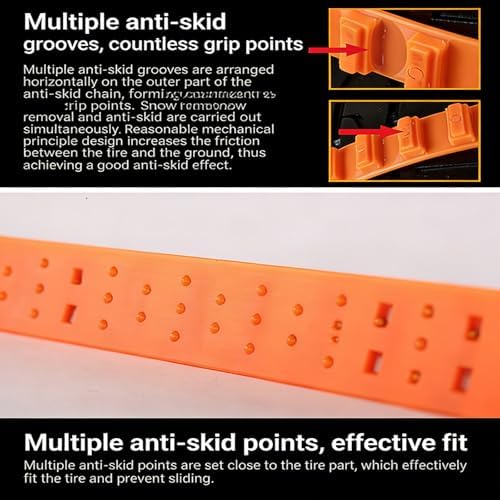 Vehicle Traction Device, Nonslip Rubber Cable Ties - Image 2