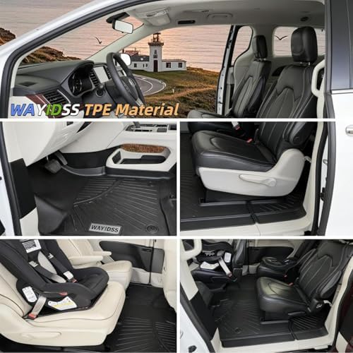 Floor Mats Set for Chrysler Pacifica/Voyager 2017-2027 - Image 4