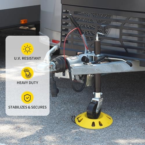 OULEME Trailer Jack Wheel Dock, Tongue Jack Wheel Chock, - Image 6