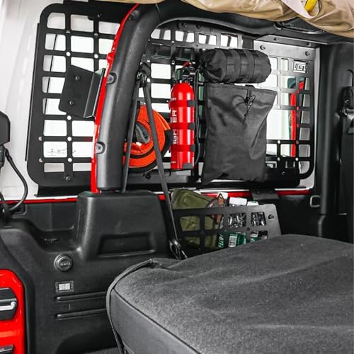 CTH for Jeep Wrangler JL 2-Door 2018-2023 MOLLE Panel Cargo Organizer Storage - Image 7