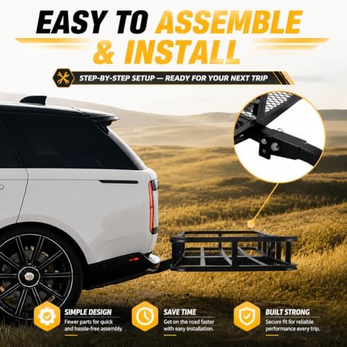 Hitch Cargo Carrier, Fits 2" Hitch Receiver - Image 7