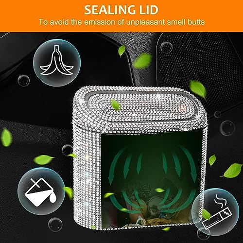 Accmor Bling Car Trash Can - Image 5