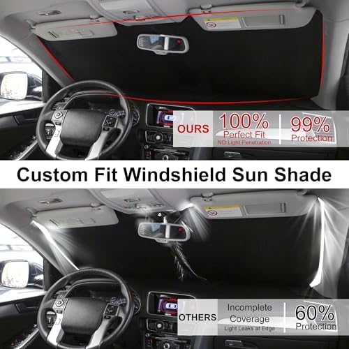 Front Windshield Sun Shade for 2015-2021 Volkswagen Golf GTI - Image 2