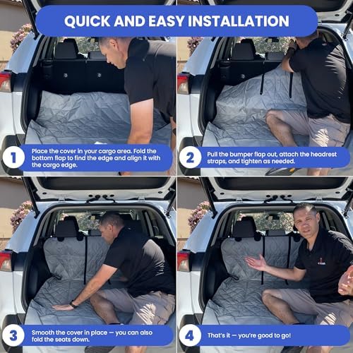 4Knines SUV Cargo Liner for Dogs, Fold Down Seats - Image 6