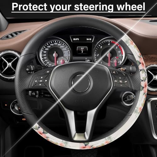 Steering Wheel Cover Neoprene Material Most Cars Men&Women Universal 15 inch - Image 5