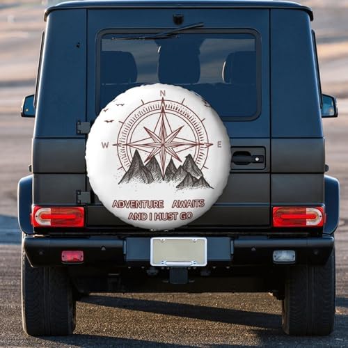 Compass Spare Tire Cover Wheel Protectors - Image 2