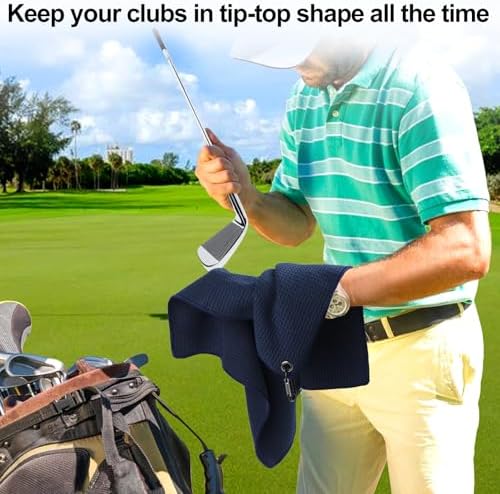 3 Pack 16" X 16" Golf Towels for Golf Bags - Image 3