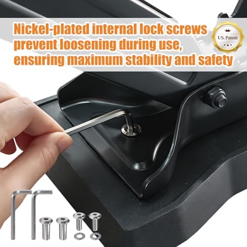 HOXWELL RV Stabilizer Jack Pads 4 Pack, Heavy Duty Solid Rubber Scissor Jack - Image 7