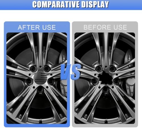 4PCS 56mm American Flag Wheel Hub Center Cap Sticker - Image 5