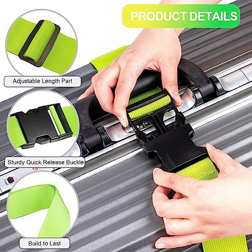 Luggage Straps for Suitcases TSA Approved, Travel Belt Suitcase Belt, Suitcase - Image 6