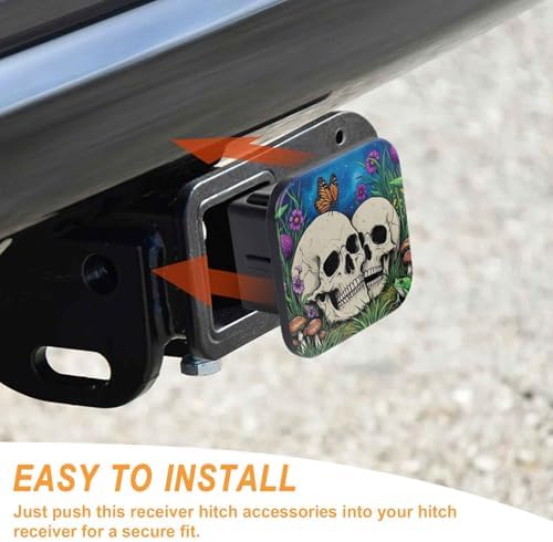 2" Trailer Hitch Cover Rubber Receiver Tube Cap Trailer Hitch Covers - Image 4