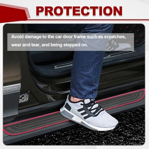 4PCS Car Door Sill Protector, Anti-Scratch & Waterproof Auto Door Edge Step - Image 4