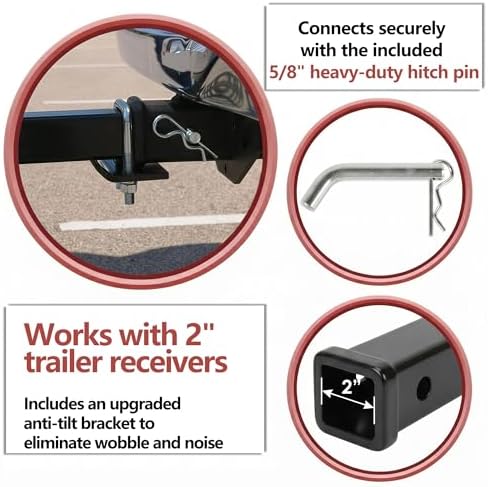 50" Aluminum Wheelchair Carrier - Image 4