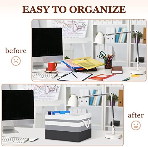Fab totes Storage Bins 8-Pack, Foldable Storage Baskets - Image 5