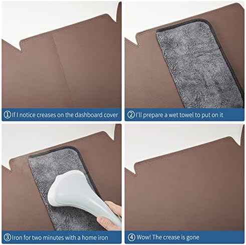 Dashboard Dash Mat Cover Leather Compatible - Image 4