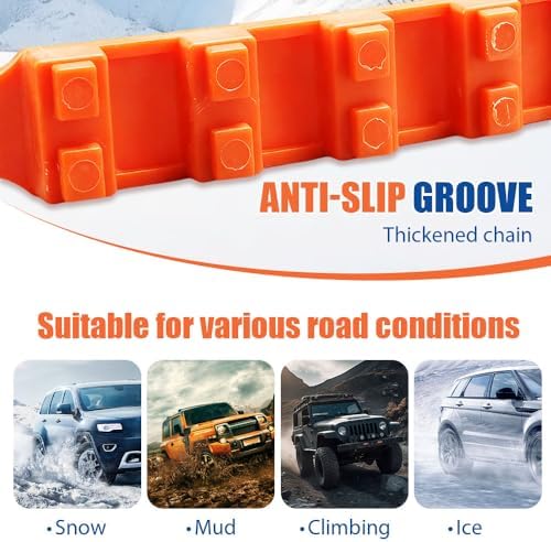Universal Anti-Skid Snow Tire Chains, 2026 Upgrade Emergency Traction Cables - Image 4