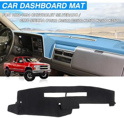 Cartist Dash Cover for Chevy Chevrolet Silverado/GMC Sierra C1500 C2500 C3500 - Image 3