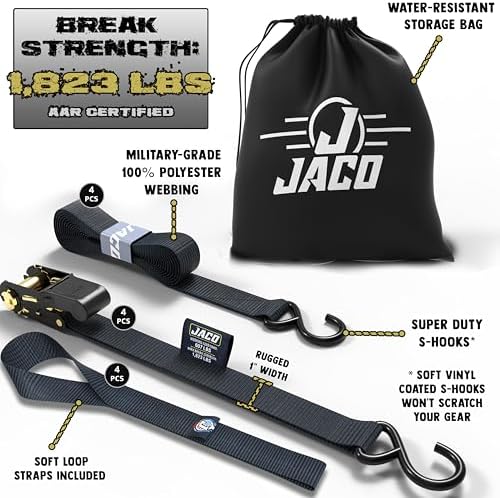 JACO Ratchet Tie Down Straps - Image 2