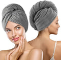 MaopaoBeauty 2 Pack Hair Drying Towels, Hair Towel Wrap, Absorbent Microfiber by BESTCHOICEFORYOU%EF%BC%81