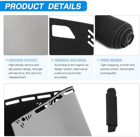 Cartist Dash Cover for Dodge Ram 1500 2500 3500 1998-2001 Dashboard Cover Mat - Image 6