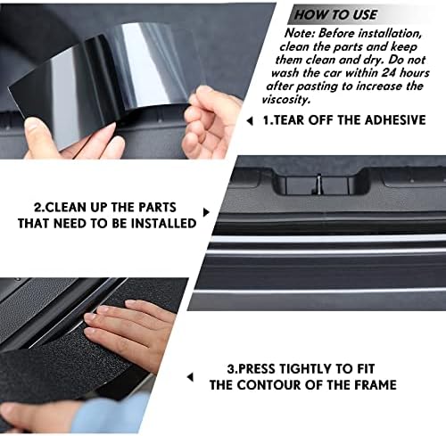 Frienda Car Door Sill Protector Edge Guards, 2.8 Inch Wide, 16.4 Feet - Image 3