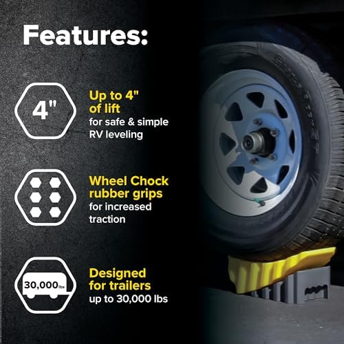 Camco Curved Camper/RV Leveler & Wheel Chock - Image 4