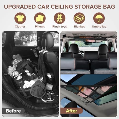 31.5"x21.6" car Ceiling Cargo net - Image 5