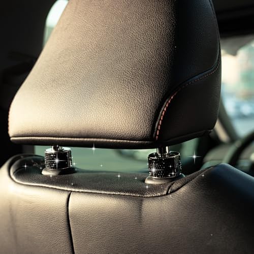 Rislobx 2PCS Magnetic Car Headrest Collars, Rhinestone Car Head Rest Collars - Image 5