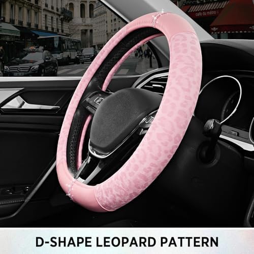 Road Comforts Leopard Steering Wheel Cover - Image 6