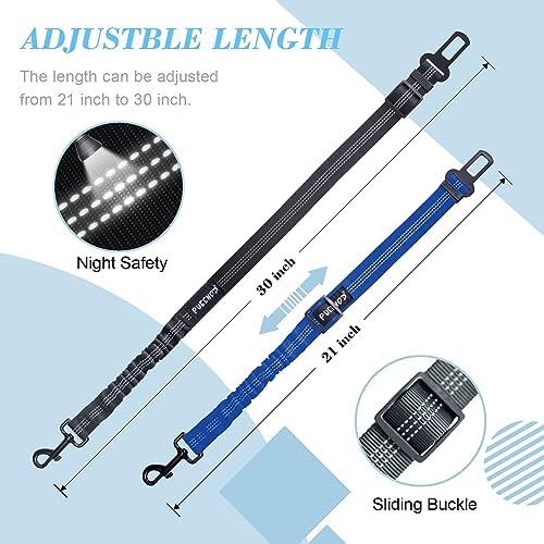2 Pack Dog Seat Belt Adjustable Dog Car Seatbelts - Image 3
