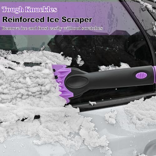 HEEYA 56 Inch Truck Snow Brush and Ice Scraper, Heavy Duty Snow Broom - Image 6