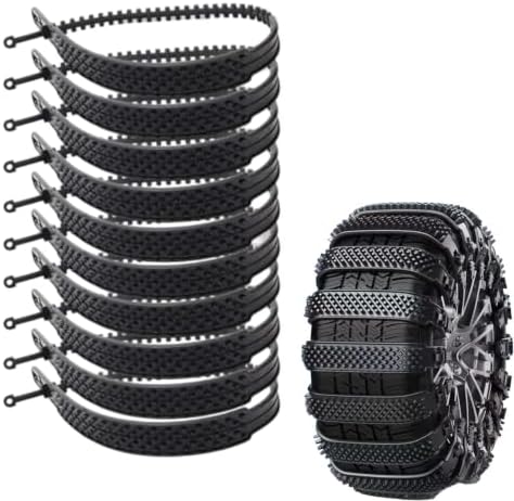 Tire Zip Ties for Snow Adjustable Anti-Skid Winter Car Grips - Image 7