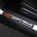 4Pcs for Bronco 1966 Pattern Car Door Sill Protector 4D Carbon Fiber Door Entry by Unknown