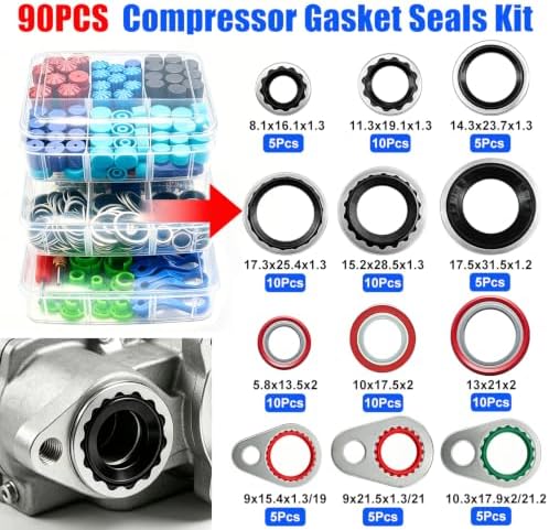 TWTADE 7 Set Car A/C Repair Kit - Image 3