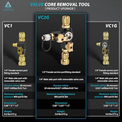 VC2G 1/4″ Valve Core Removal Tool Dual Valve - Image 6