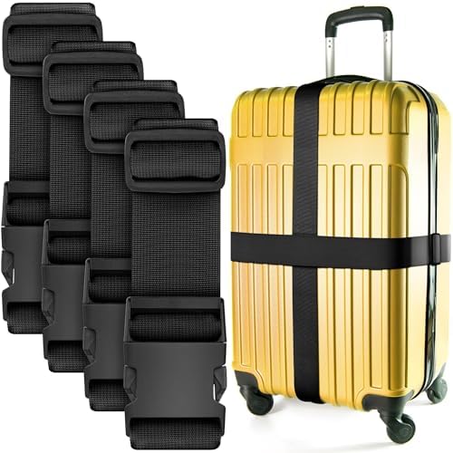 Luggage Straps for Suitcases by BlueCosto