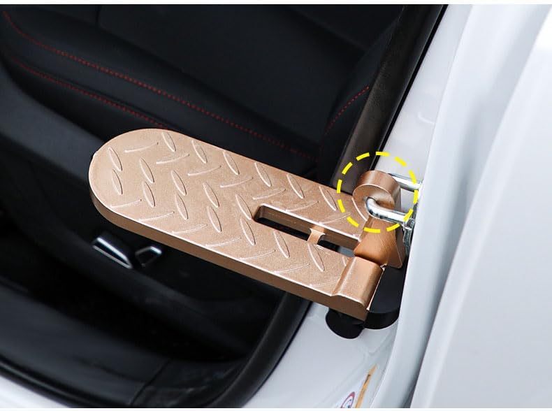 Car Door Step for Easy Roof Access -Multi-Foldable Aluminum Alloy Car Step Hook - Image 3
