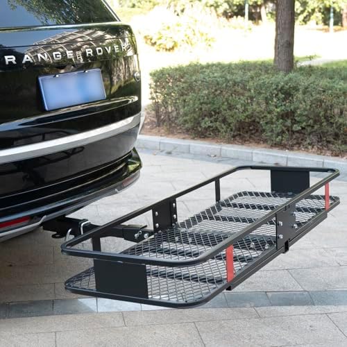 60x 20x 6 Folding Trailer Hitch Mount Cargo Carrier - Image 3