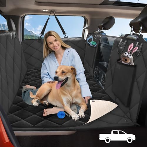 Hard Bottom Dog Truck Seat Cover by ROUWINNE