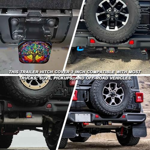 2" Trailer Hitch Cover Rubber Receiver Tube Cap Trailer Hitch Covers - Image 5