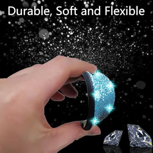 NBTEPEM 2pcs Bling Car Cup Holder Coaster, 2.75 inch Anti-Slip Shockproof - Image 5
