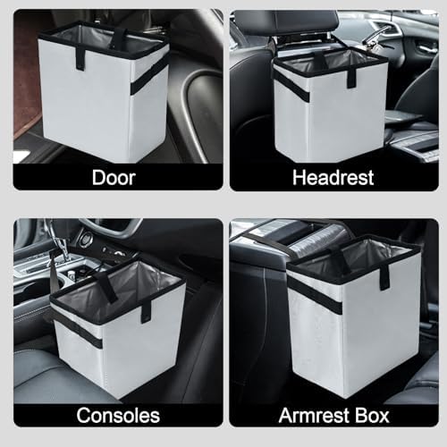Homelove Car Trash Can, Leak-Proof Waterproof Trash Bin Collapsible Portable - Image 6
