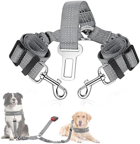 SlowTon Double Dog Seat Belt for Car by SlowTon