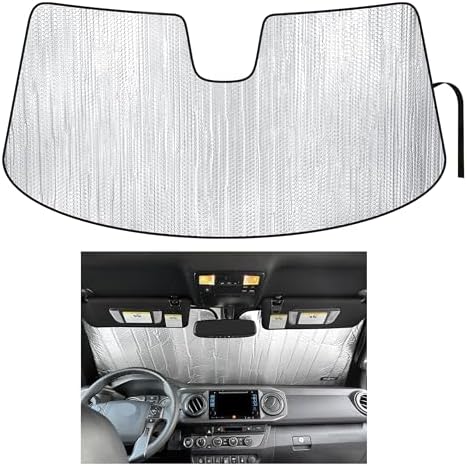 Front Windshield Sunshade Custom Fit by YelloProAutomotive